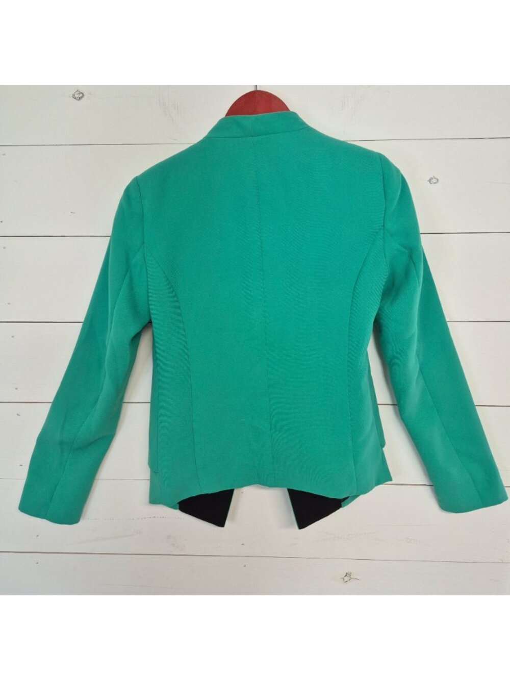 Kenneth Cole Womens XS Green Open Front Blazer - Picture 6 of 7
